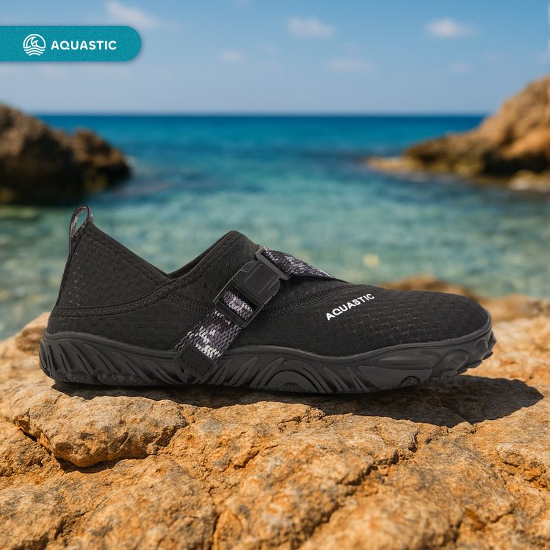 Men's water shoes AQUASTIC Gatun black 2