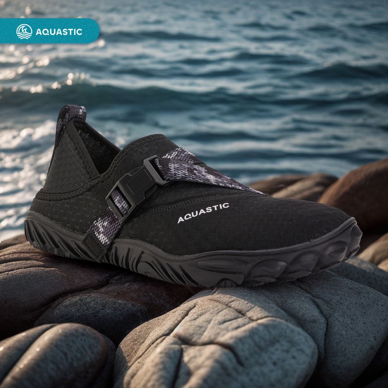 Men's water shoes AQUASTIC Gatun black 3