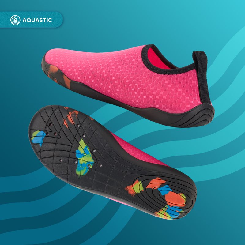 Water shoes AQUASTIC Panam pink 5