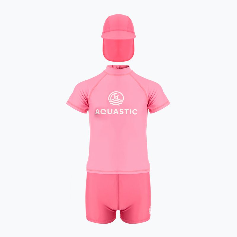 Children's swimming set AQUASTIC UV 50+ UPF Marimo JRG pink