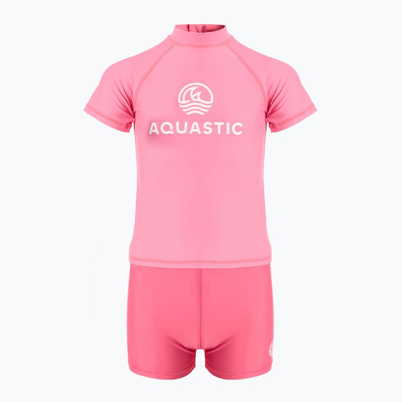 Children's swimming set AQUASTIC UV 50+ UPF Marimo JRG pink 2