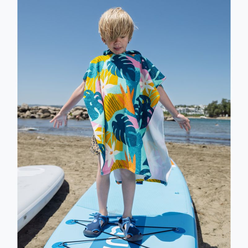 Children's poncho AQUASTIC Sunny JR flowers 10