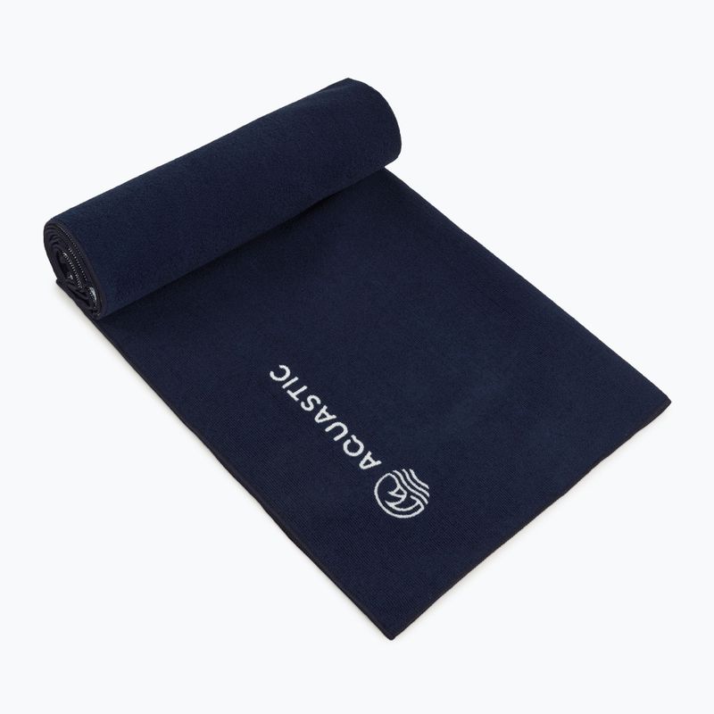 AQUASTIC Wavey navy blue/blue towel 2