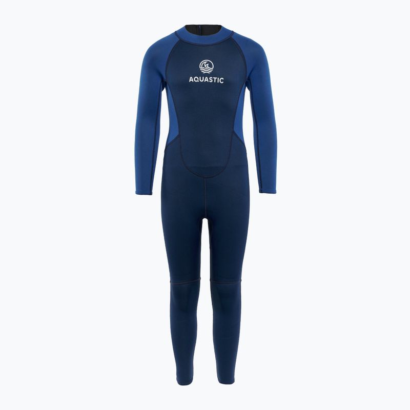 Children's swimming foam AQUASTIC Wavey LG Jrb 2 mm navy blue/blue 2