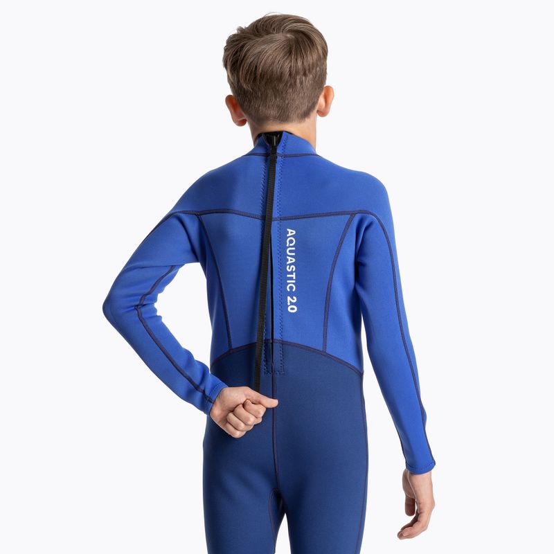 Children's swimming foam AQUASTIC Wavey LG Jrb 2 mm navy blue/blue 8