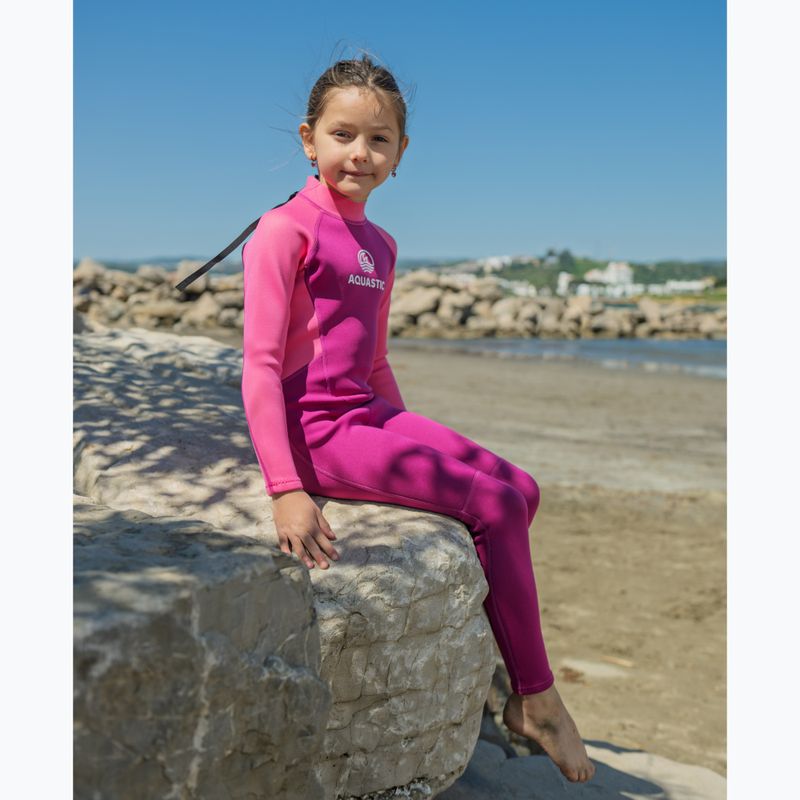 Children's swimming foam AQUASTIC Wavey LG Jrg 2 mm pink 6