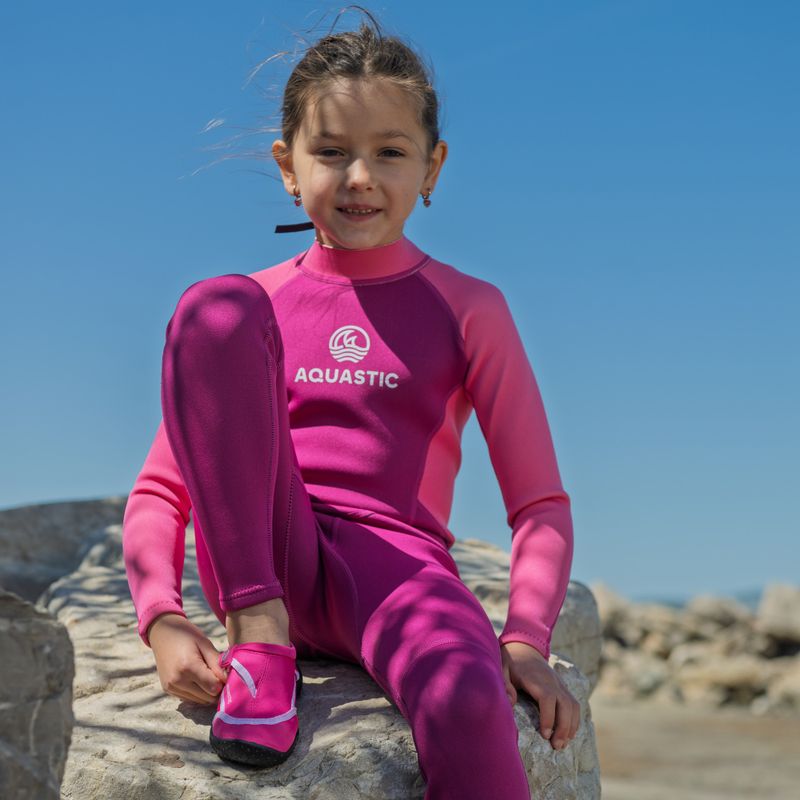 Children's swimming foam AQUASTIC Wavey LG Jrg 2 mm pink 7