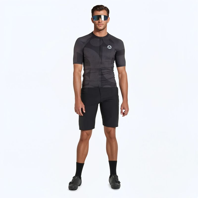 Men's ATTABO Vites cycling jersey black 2
