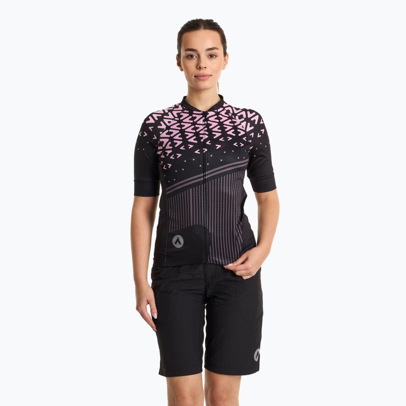 Women's cycling jersey ATTABO Tevi WMNS black/pink