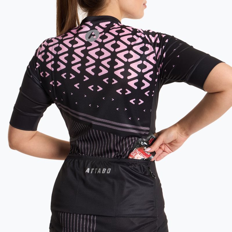 Women's cycling jersey ATTABO Tevi WMNS black/pink 4