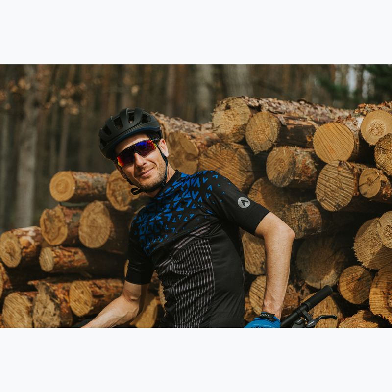 Men's ATTABO Tevi cycling jersey black/blue 15