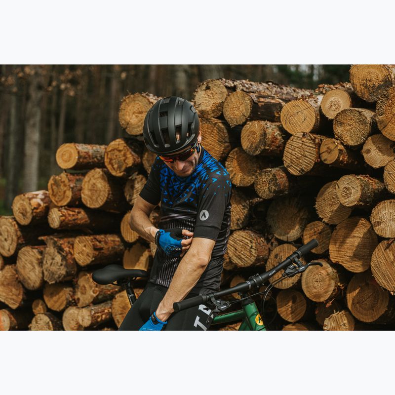 Men's ATTABO Tevi cycling jersey black/blue 16