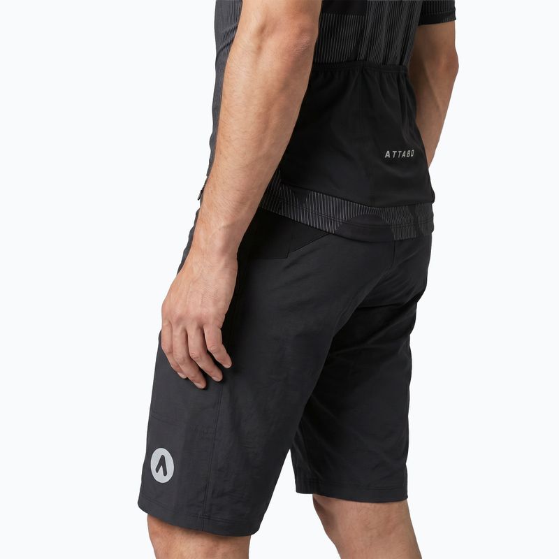 Men's ATTABO Ryst 2in1 cycling shorts black 3