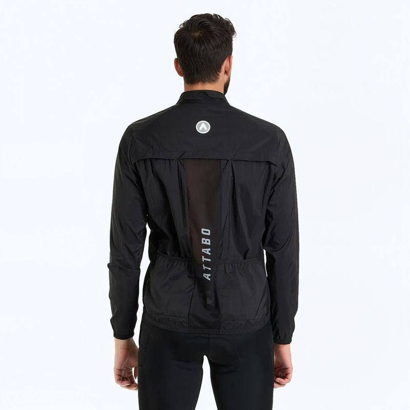 ATTABO cycling jacket Cahayo Jacket Windproof black 2