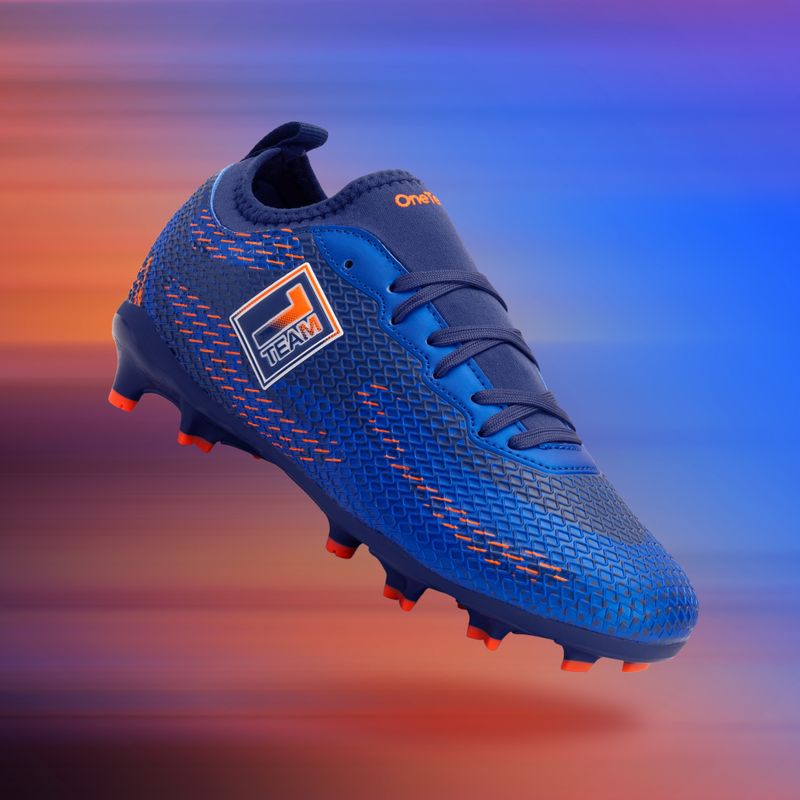 Children's football boots OneTeam Robero Teen FG/AG navy/orange 4