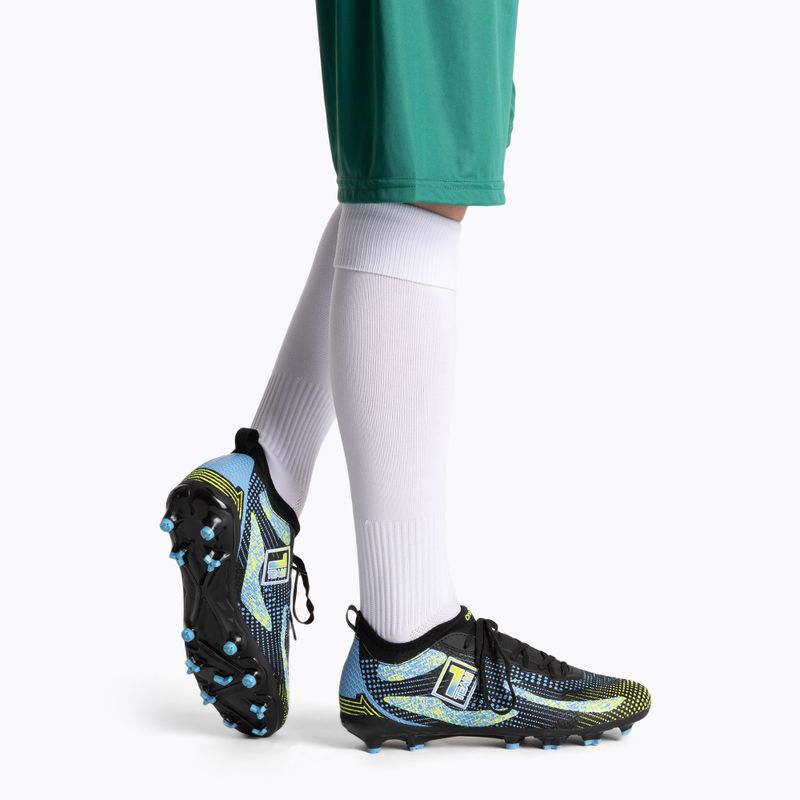 Children's football boots OneTeam Robero Teen FG/AG black/blue 2