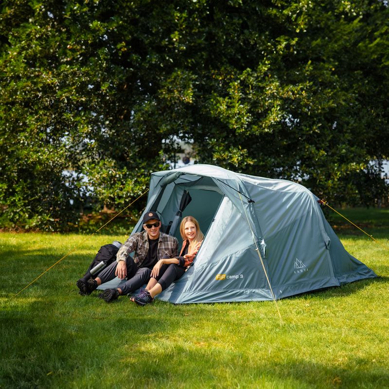 3-person inflatable camping tent KADVA AIRcamp 3 green 12
