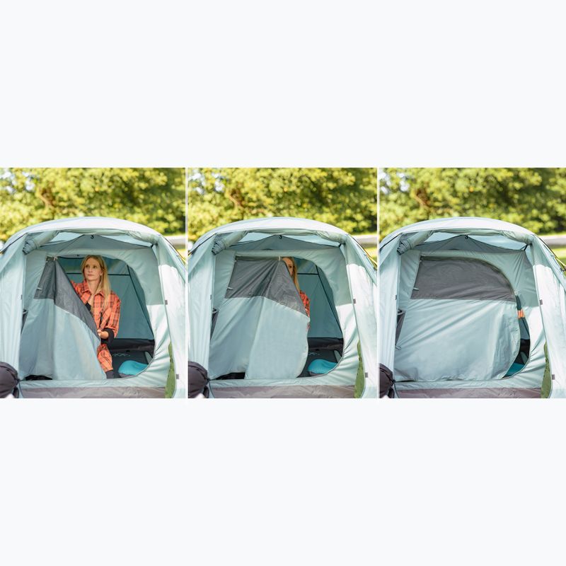 3-person inflatable camping tent KADVA AIRcamp 3 green 13