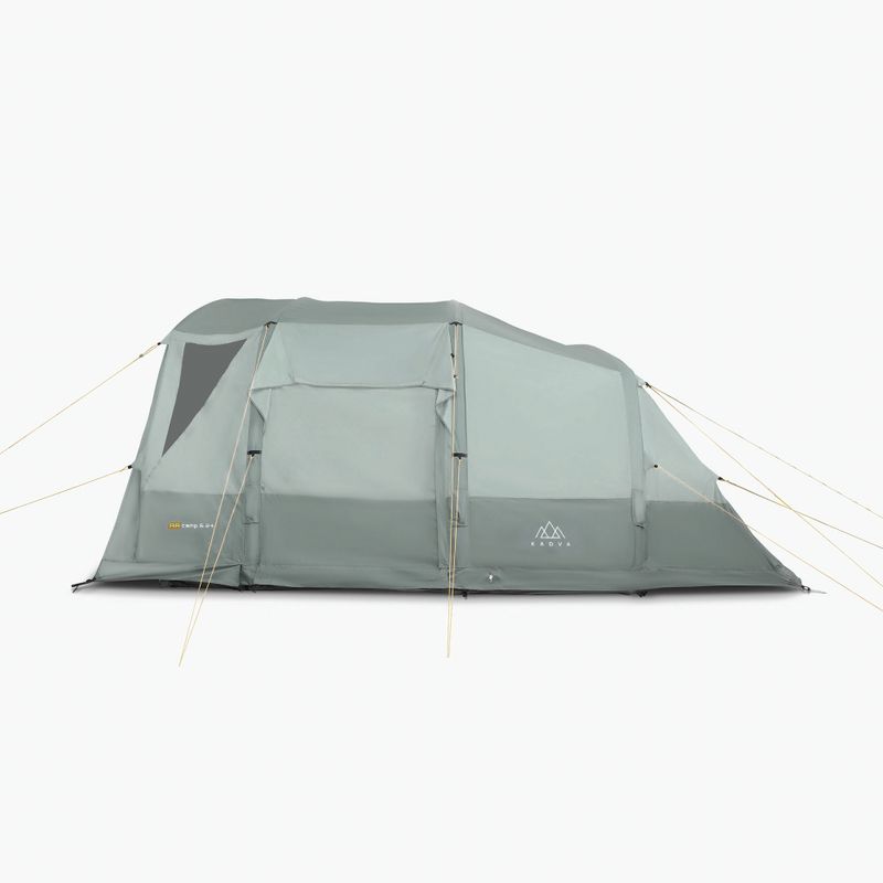 Inflatable 6-person camping tent KADVA AIRcamp 6.24 green 4