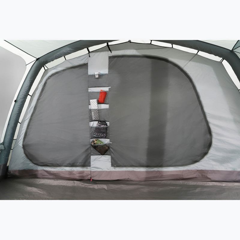 Inflatable 6-person camping tent KADVA AIRcamp 6.24 green 6