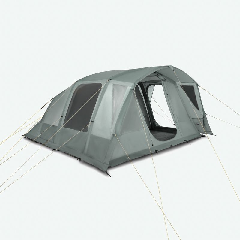 Inflatable 6-person camping tent KADVA AIRcamp 6.24 green 15