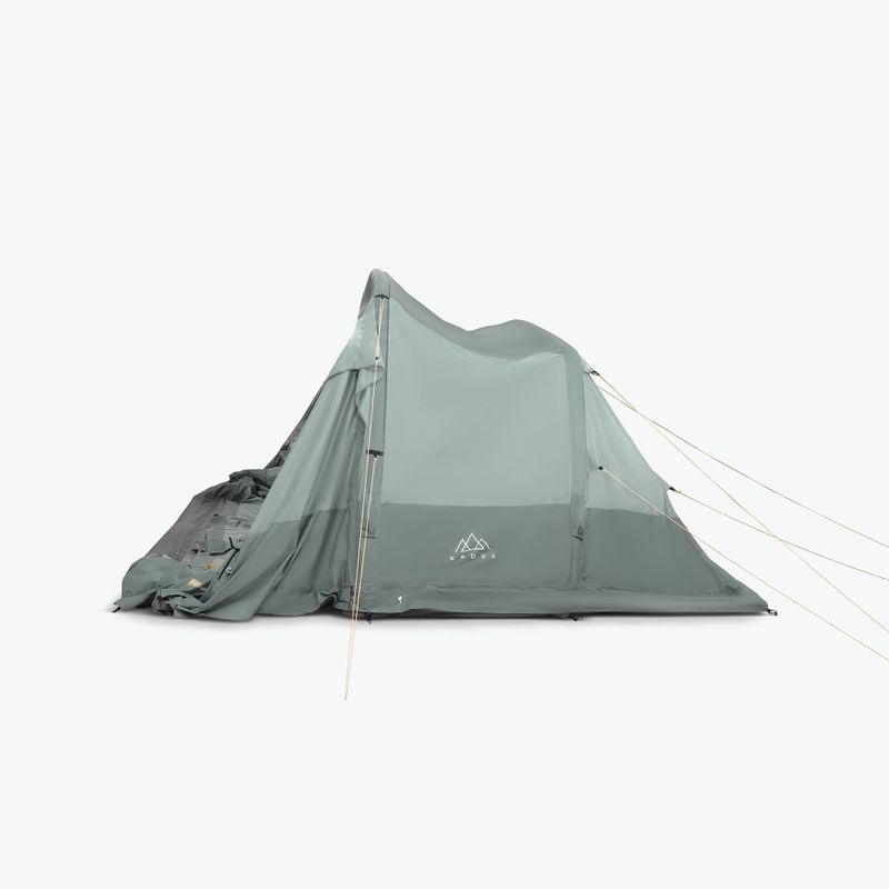 Inflatable 6-person camping tent KADVA AIRcamp 6.24 green 16