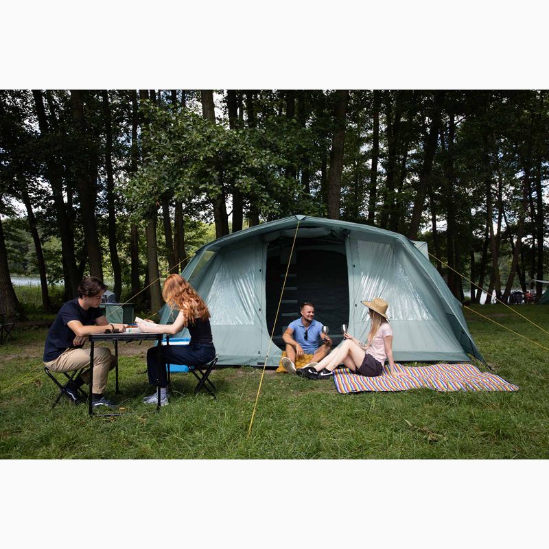 Inflatable 6-person camping tent KADVA AIRcamp 6.24 green 27