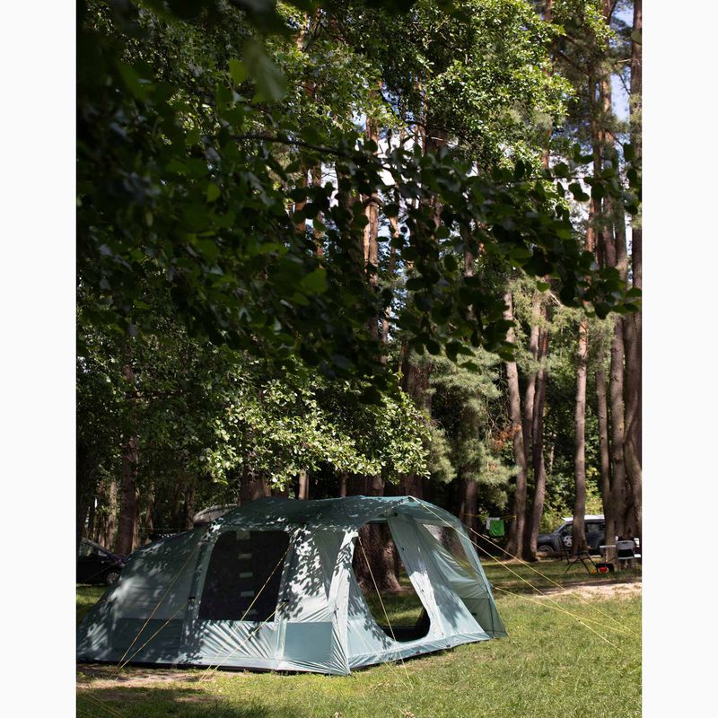 Inflatable 6-person camping tent KADVA AIRcamp 6.24 green 36