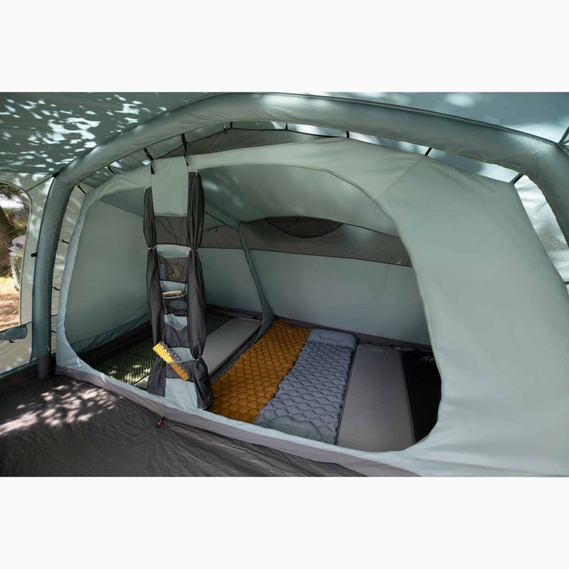 Inflatable 6-person camping tent KADVA AIRcamp 6.24 green 31