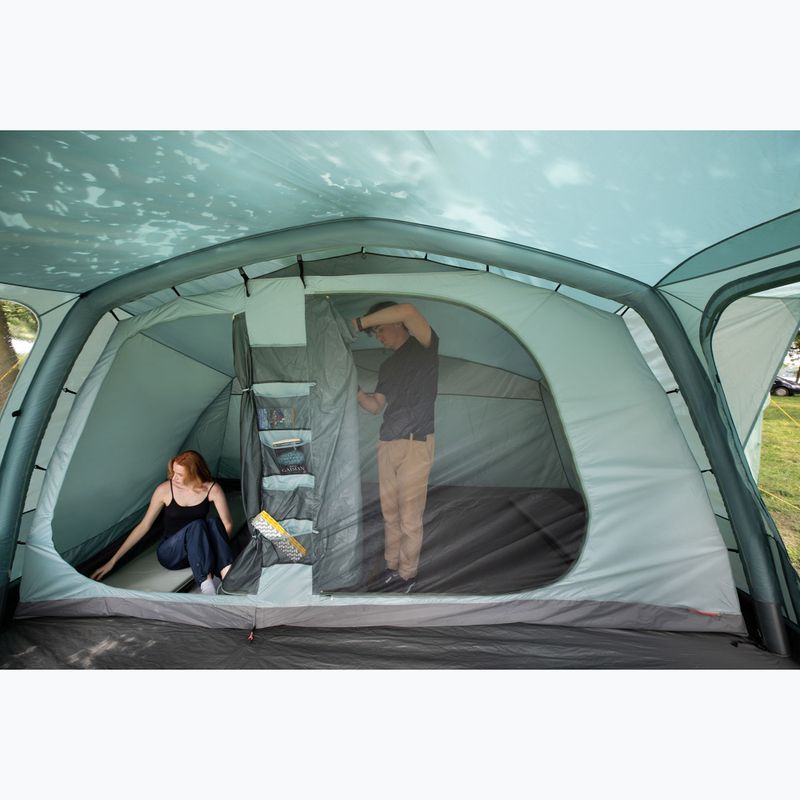 Inflatable 6-person camping tent KADVA AIRcamp 6.24 green 26