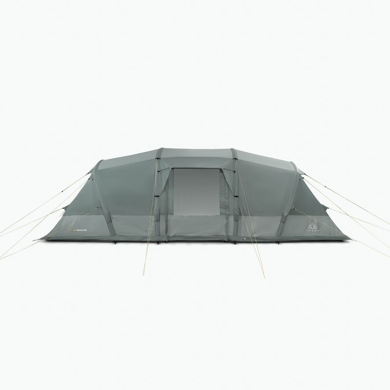 Inflatable 6-person camping tent KADVA AIRcamp 6.33 green