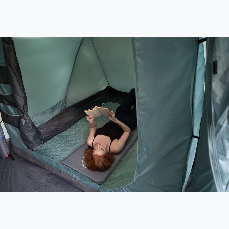 Inflatable 6-person camping tent KADVA AIRcamp 6.33 green 27