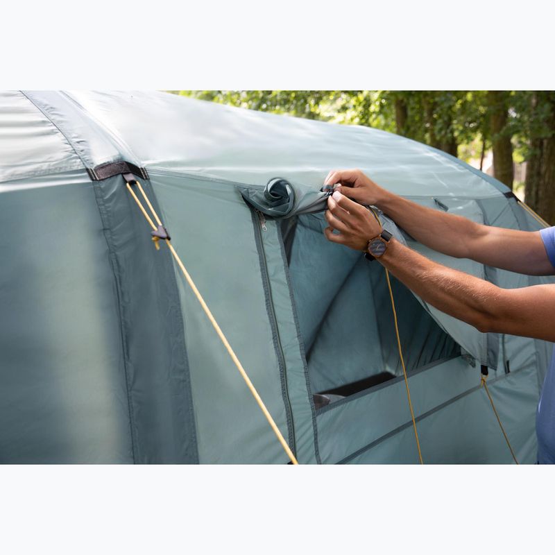 Inflatable 6-person camping tent KADVA AIRcamp 6.33 green 29