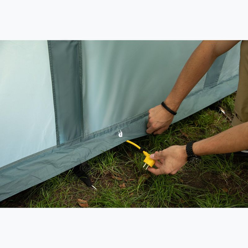 Inflatable 6-person camping tent KADVA AIRcamp 6.33 green 28