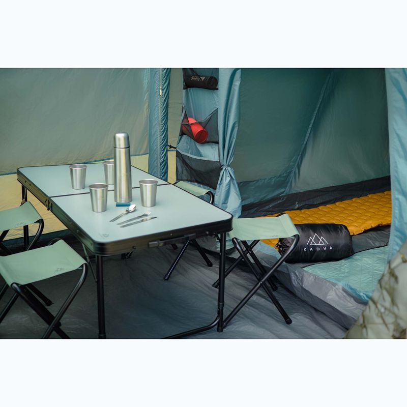 8-Person Inflatable Camping Tent KADVA AIRcamp 8.44 Green 30