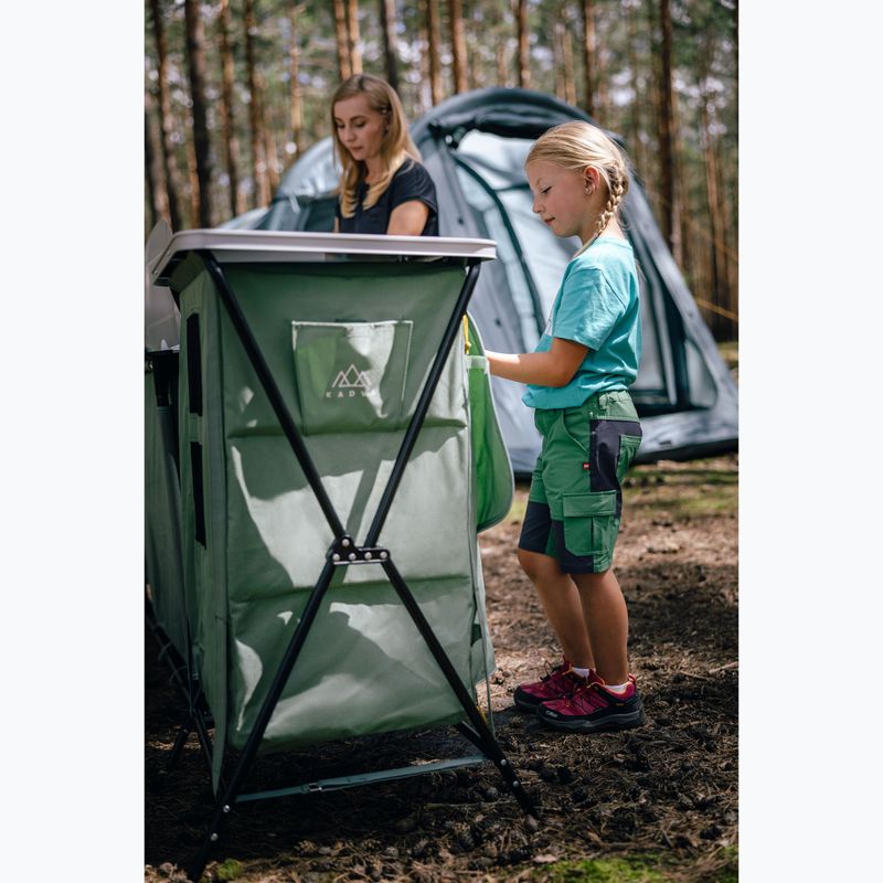 KADVA CAMPshelf 13 green camping cabinet 5