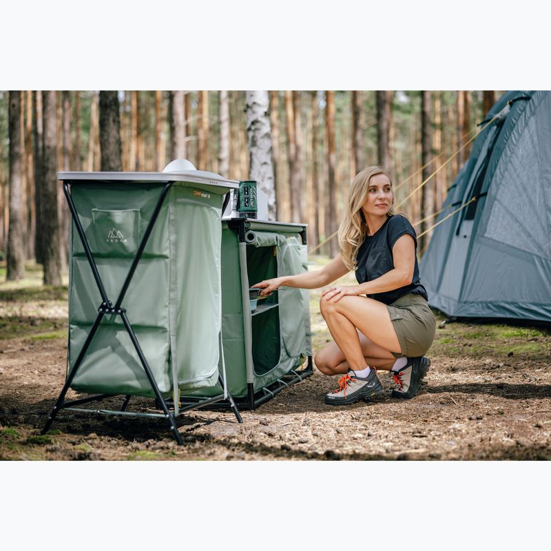 KADVA CAMPshelf 13 green camping cabinet 6