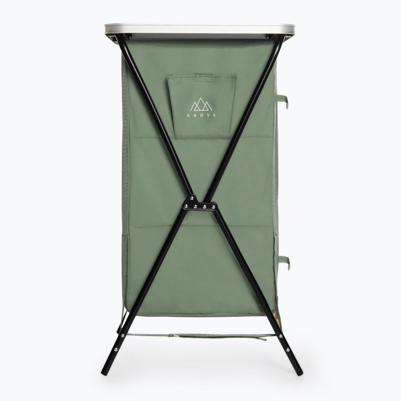 KADVA CAMPshelf 13 green camping cabinet 3