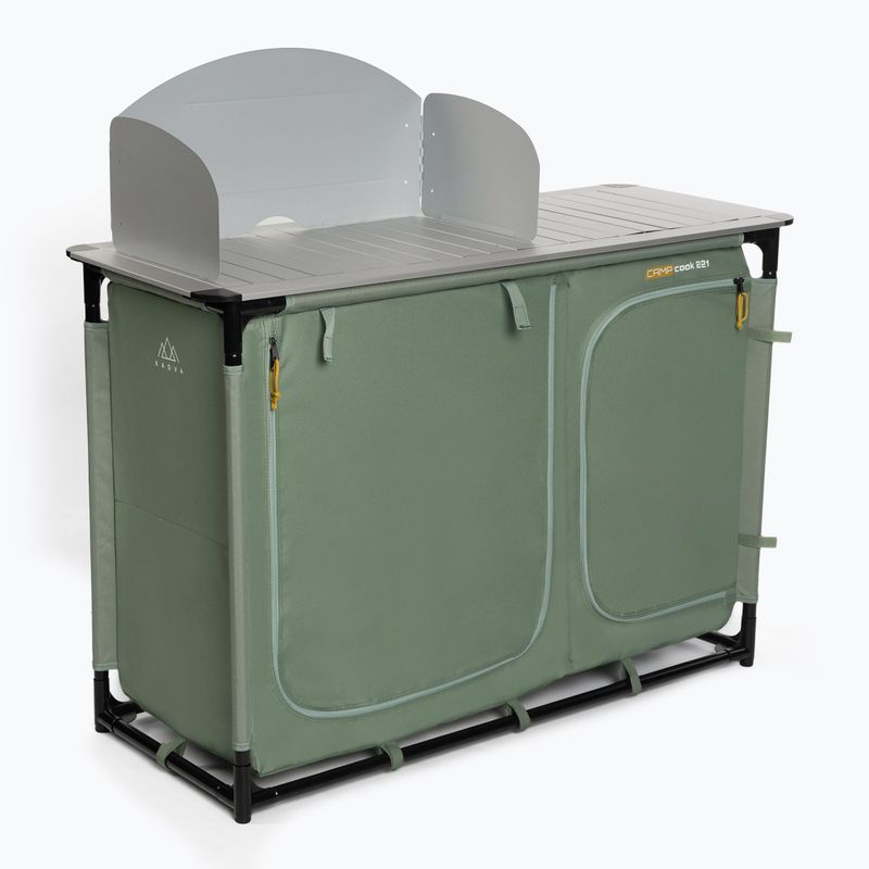 KADVA CAMPcook 221 green camping kitchen cabinet