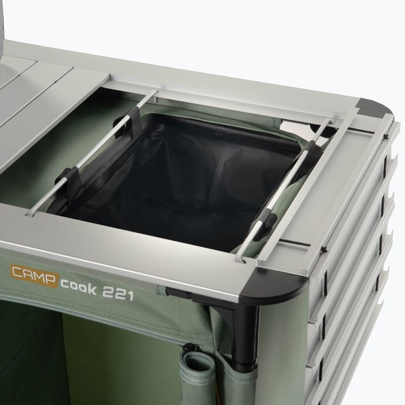 KADVA CAMPcook 221 green camping kitchen cabinet 12