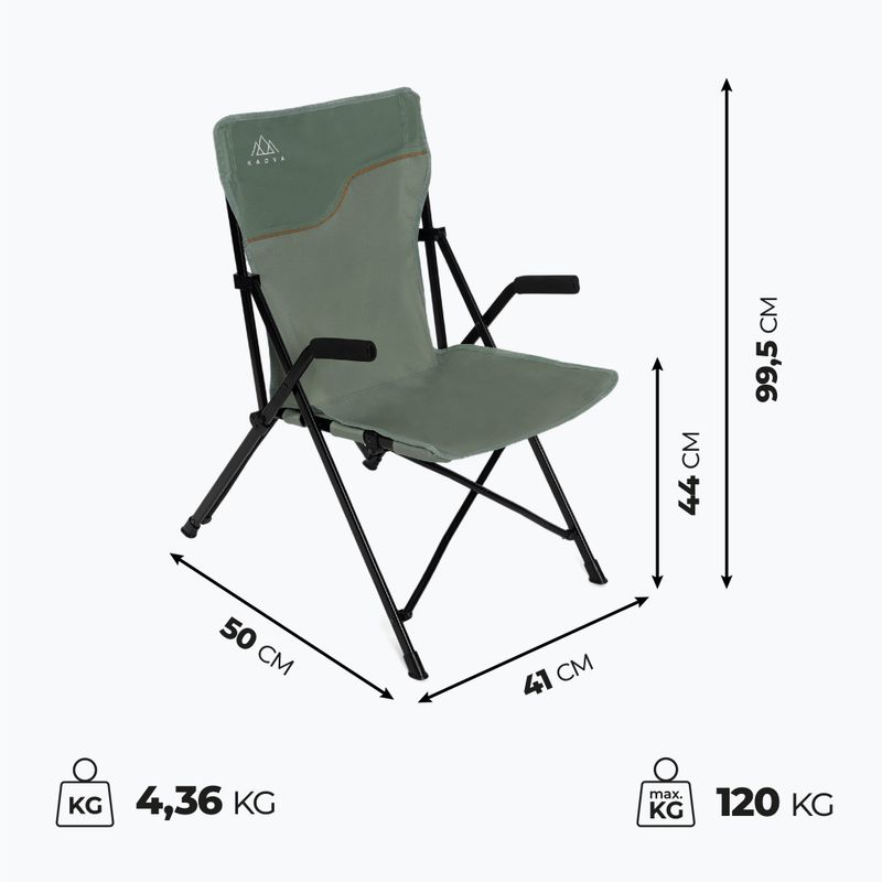 KADVA CAMPchair 1.0 green camping chair 16