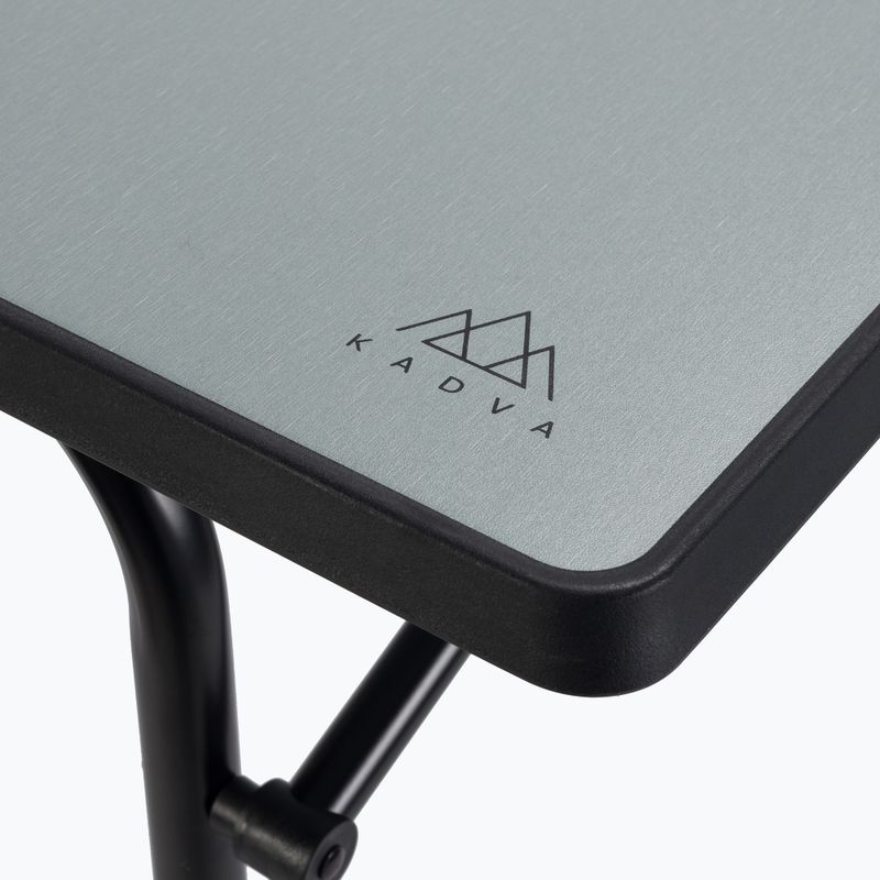 KADVA CAMPtable large folding camping table for 4-6 people grey 2