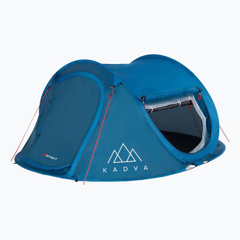 3-person camping tent KADVA Tartuga 3 blue