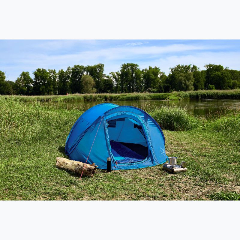 3-person camping tent KADVA Tartuga 3 blue 2