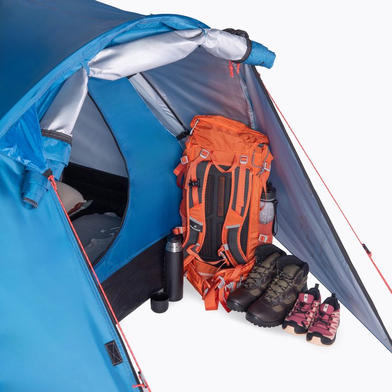 4-person camping tent KADVA CAMPdome 4 blue 3