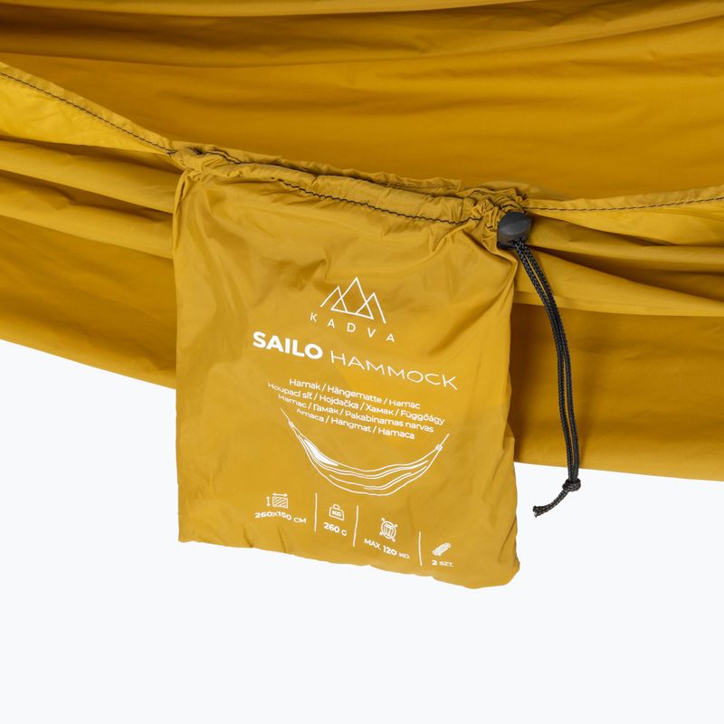 KADVA Sailo Hammock ultralight yellow travel hammock 6