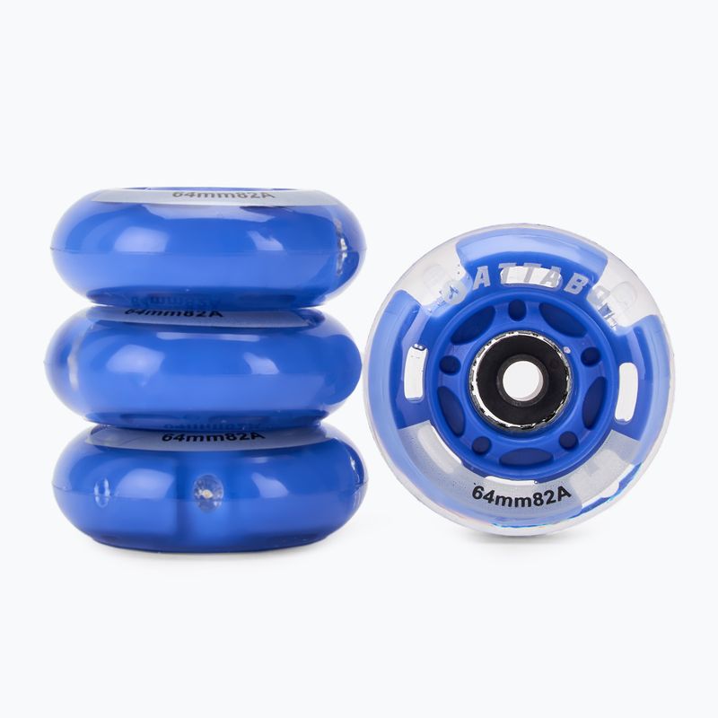 Rollerblade wheels LED HUMBAKA Flashing Wheels 64 mm 4 pcs. white 2