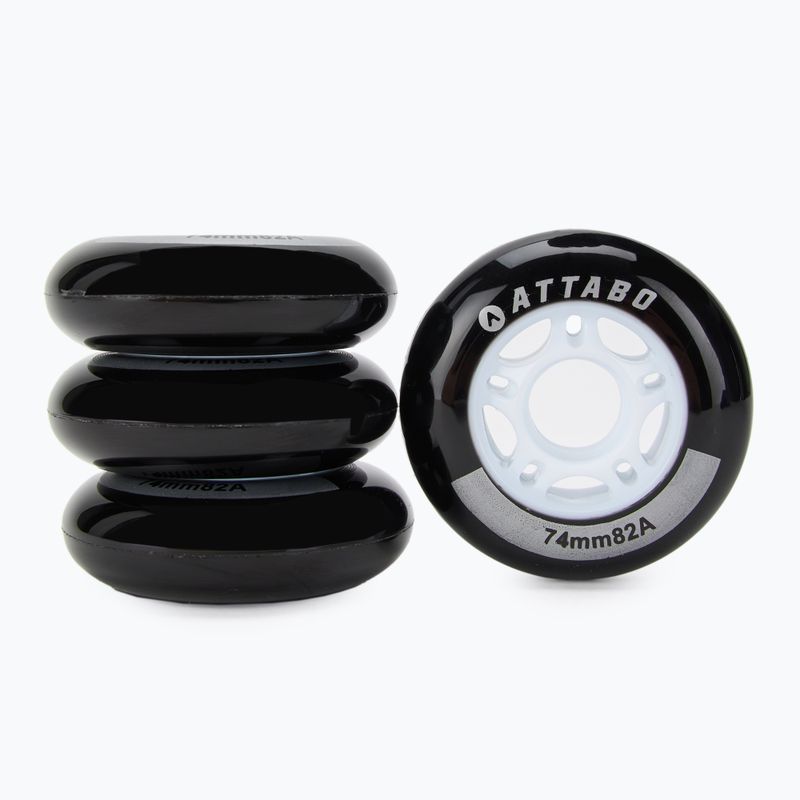 Rollerblade wheels ATTABO Wheels 74 mm 4 pcs. black 2