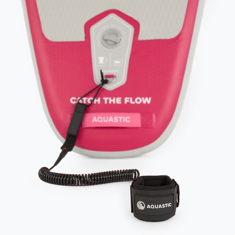 Inflatable board set SUP AQUASTIC Perth 9'10" pink 12