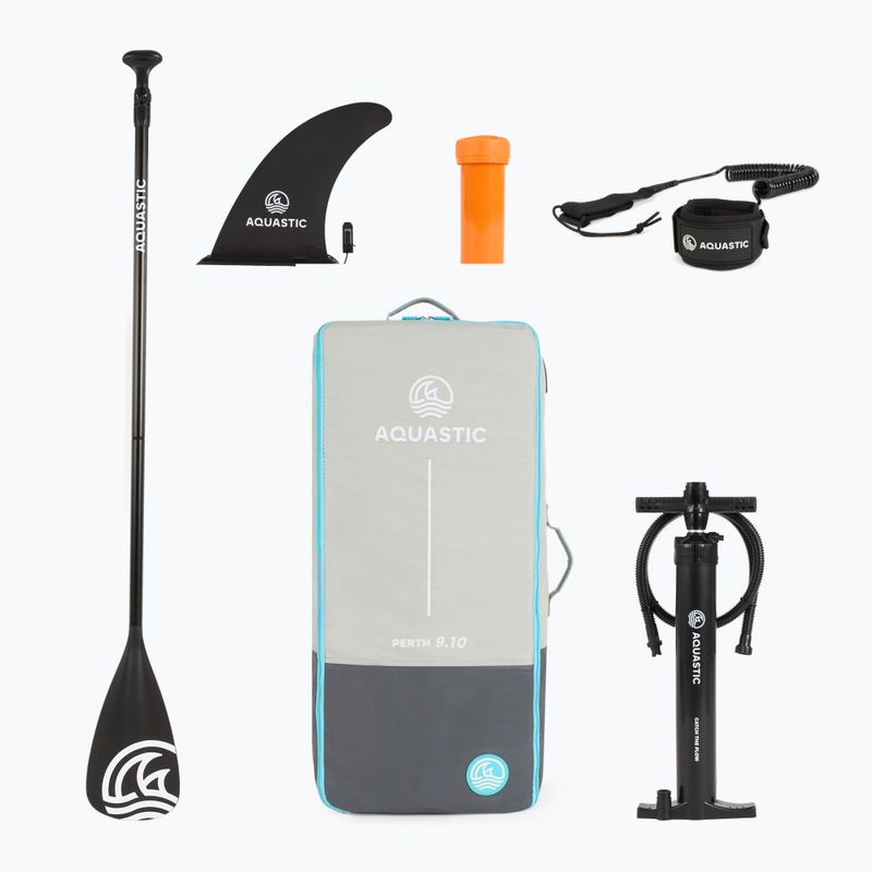 Inflatable board set SUP AQUASTIC Perth 9'10" pink 17